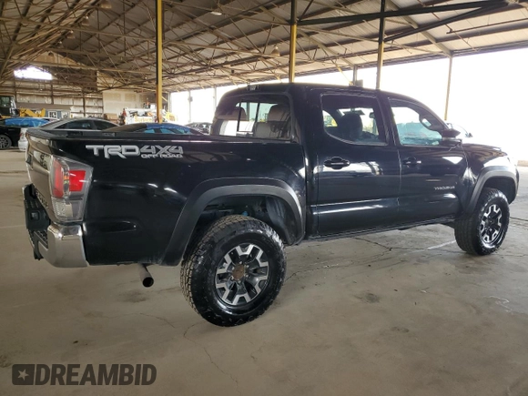 2022 Toyota Tacoma SR with VIN 3TMCZ5AN0NM475548, listed as a Copart auction lot 59152015 with 56,020 mi miles and Salvage title. Bid and sale history available at DreamBid. Image 3.