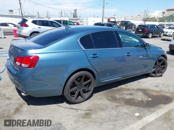 2007 Lexus GS 350 with VIN JTHBE96S170011427, listed as a IAAI auction lot 42010113 with 196,162 mi miles. Bid and sale history available at carsss.com. Image 4.