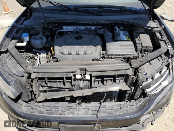 2022 Volkswagen Tiguan SE with VIN 3VV3B7AX2NM077616, listed as a Copart auction lot 57145995 with 53,495 mi miles and Salvage title. Bid and sale history available at DreamBid. Image 12.