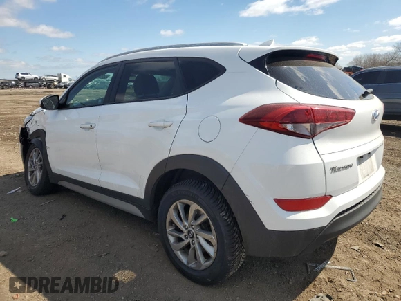 2018 Hyundai Tucson SEL z VIN KM8J33A46JU665618, wystawiony jako Copart lot #53329305 z przebiegiem 146 486 mil mil oraz Szkoda całkowita • Salvage title. Historia ofert i sprzedaży dostępna na DreamBid. Obrazek 2.