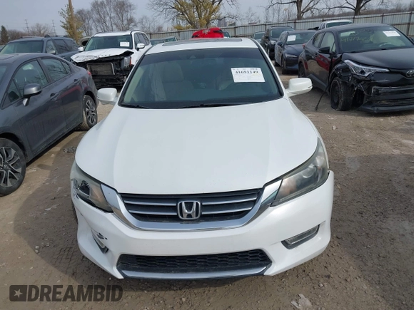 2013 Honda Accord Sdn EX-L with VIN 1HGCR2F83DA275519, listed as a IAAI auction lot 41691149 with 156,334 mi miles. Bid and sale history available at carsss.com. Image 12.