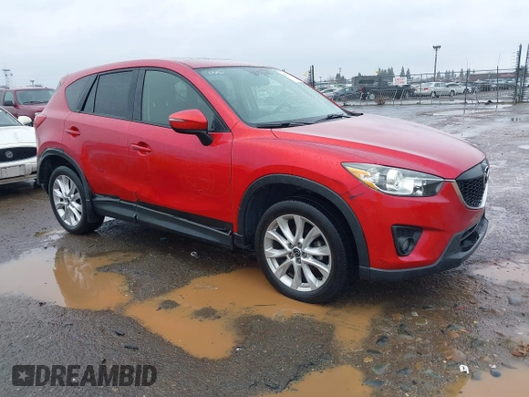 2015 Mazda CX-5 Grand Touring with VIN JM3KE4DY6F0501072, listed as a IAAI auction lot 41534176 with 90,160 mi miles. Bid and sale history available at carsss.com. Image 1.