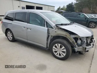 2016 Honda Odyssey EX-L with VIN 5FNRL5H66GB136181, listed as a Copart auction lot 81350074 with 103,175 mi miles and Salvage Title. Bid and sale history available at DreamBid. Image 4.