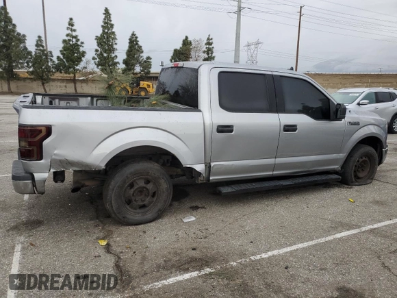2020 Ford F-150 XL with VIN 1FTEW1C4XLKE08149, listed as a Copart auction lot 49164625 with Not provided miles and Salvage title. Bid and sale history available at DreamBid. Image 3.