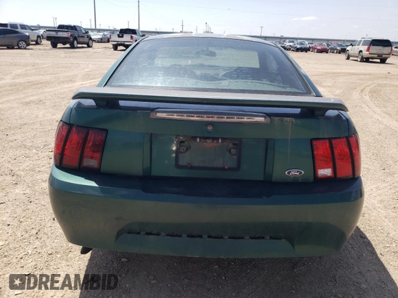 2001 Ford Mustang Standard with VIN 1FAFP40451F155745, listed as a Copart auction lot 54428035 with 175,404 mi miles and Clean Title. Bid and sale history available at carsss.com. Image 6.