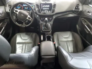 2013 Ford Escape Titanium with VIN 1FMCU9J90DUA69963, listed as a Copart auction lot 61935255 with 99,244 mi miles and Salvage title. Bid and sale history available at DreamBid. Image 8.