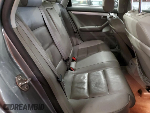 2008 Audi A4 2.0T with VIN WAUDF78E38A066506, listed as a Copart auction lot 46342365 with 185,002 mi miles and Salvage title. Bid and sale history available at DreamBid. Image 10.