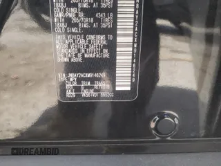 2021 Nissan Armada SV with VIN JN8AY2ACXM9146249, listed as a Copart auction lot 76587094 with 53,812 mi miles and Salvage Title. Bid and sale history available at carsss.com. Image 15.