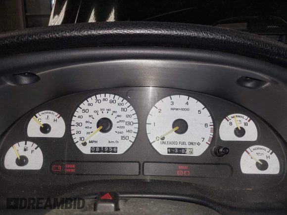 1994 Ford Mustang with VIN 1FALP45T7RF155048, listed as a IAAI auction lot 41860923 with 81,956 mi miles and . Bid and sale history available at DreamBid. Image 7.