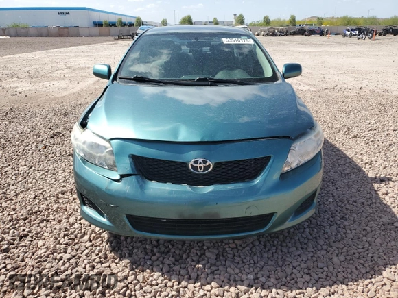 2010 Toyota Corolla with VIN 1NXBU4EE1AZ294667, listed as a Copart auction lot 53510175 with 99,020 mi miles and Salvage Title. Bid and sale history available at carsss.com. Image 5.