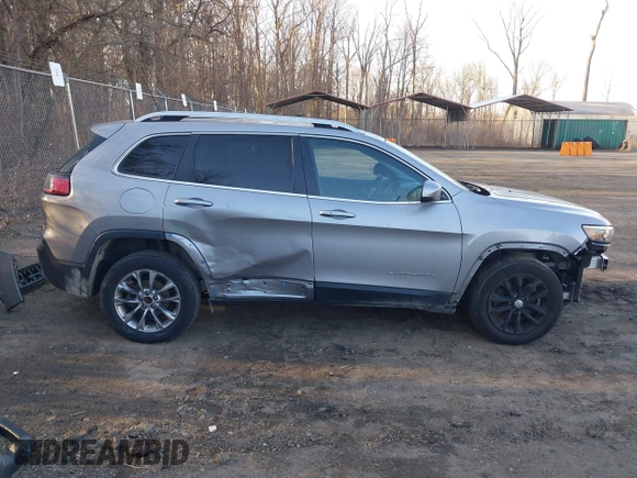 2021 Jeep Cherokee Altitude with VIN 1C4PJLLB1MD183417, listed as a IAAI auction lot 41724254 with 122,657 mi miles. Bid and sale history available at carsss.com. Image 13.