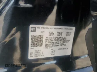 2022 GMC Terrain SLE z VIN 3GKALMEV1NL267718, wystawiony jako Copart lot #51453475 z przebiegiem Nie podano mil oraz Szkoda całkowita • Salvage title. Historia ofert i sprzedaży dostępna na DreamBid. Obrazek 14.
