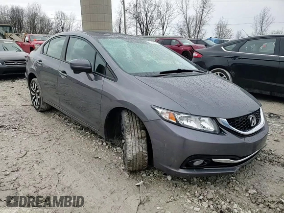 2015 Honda Civic EX-L with VIN 2HGFB2F97FH532681, listed as a Copart auction lot 47225745 with Not Provided miles and Clean Title. Bid and sale history available at DreamBid. Image 11.