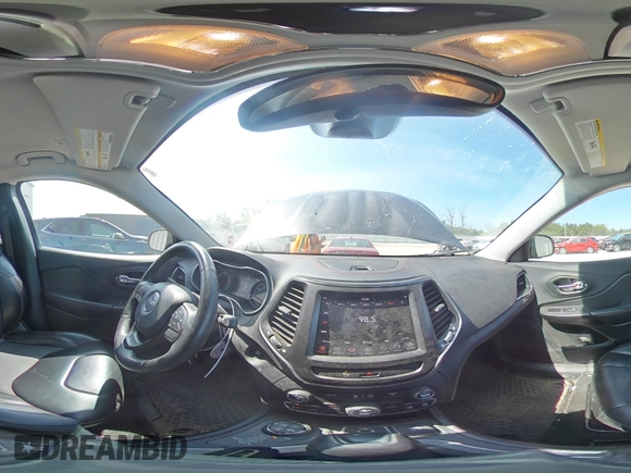 2019 Jeep Cherokee Trailhawk with VIN 1C4PJMBX0KD361639, listed as a Copart auction lot 60549865 with 95,888 mi miles and Salvage title. Bid and sale history available at DreamBid. Image 16.