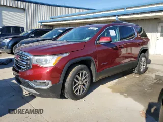 2018 GMC Acadia SLE with VIN 1GKKNLLS0JZ124148, listed as a Copart auction lot 42718525 with 53,407 mi miles and Salvage Title. Bid and sale history available at DreamBid. Image 1.