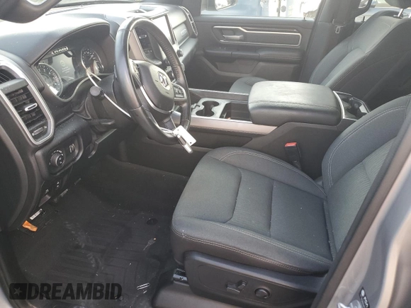 2022 Ram 1500 Big Horn with VIN 1C6SRFBT5NN144489, listed as a Copart auction lot 57112715 with 52,933 mi miles and Non repairable. Bid and sale history available at DreamBid. Image 7.