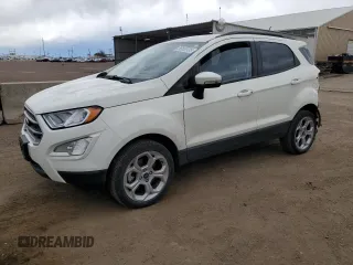 2021 Ford EcoSport SE z VIN MAJ6S3GL5MC397902, wystawiony jako Copart lot #55155135 z przebiegiem 17 181 mil mil oraz Szkoda całkowita • Salvage title. Historia ofert i sprzedaży dostępna na DreamBid. Obrazek 1.