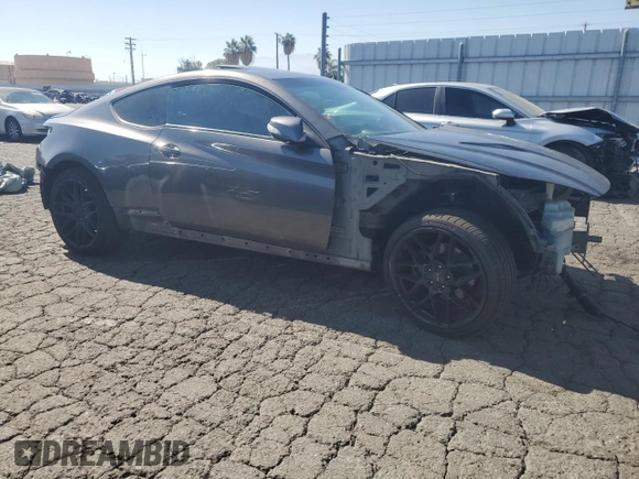 2013 Hyundai Genesis Coupe R-Spec with VIN KMHHU6KJ0DU080023, listed as a Copart auction lot 64707985 with Not provided miles and Clean title. Bid and sale history available at DreamBid. Image 4.