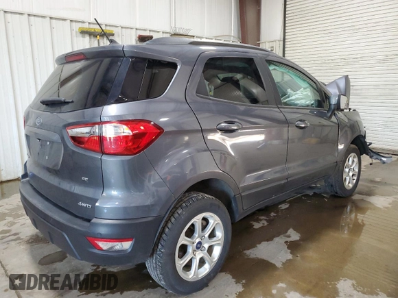 2019 Ford EcoSport SE with VIN MAJ6S3GL6KC277863, listed as a Copart auction lot 54396745 with 67,876 mi miles and Salvage Title. Bid and sale history available at carsss.com. Image 3.