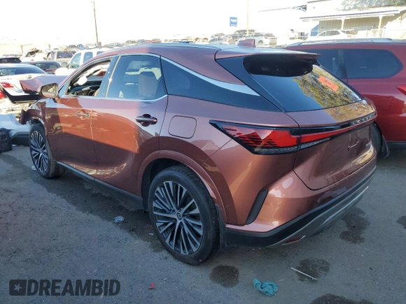 2023 Lexus RX with VIN 2T2BAMBA0PC007755, listed as a Copart auction lot 70259823 with 0 mi miles. Bid and sale history available at carsss.com. Image 2.