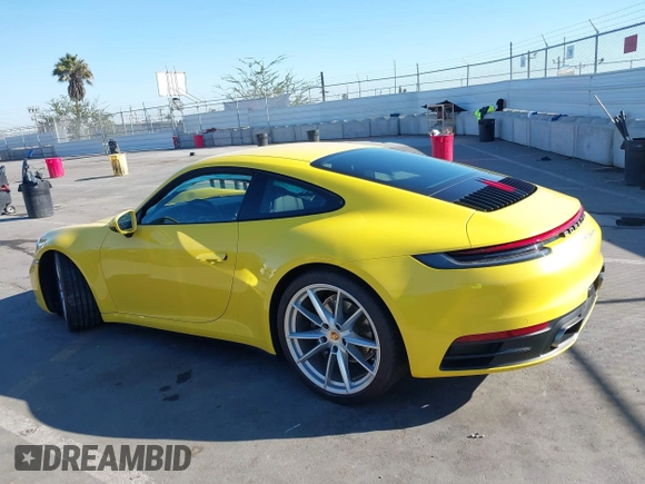 2020 Porsche 911 Carrera with VIN WP0AA2A94LS206182, listed as a IAAI auction lot 41664995 with 11,222 mi miles. Bid and sale history available at carsss.com. Image 14.