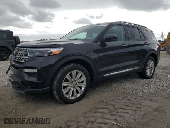 2021 Ford Explorer Limited with VIN 1FM5K8FW6MNA12197, listed as a Copart auction lot 46164015 with 0 mi miles and Salvage Title. Bid and sale history available at carsss.com. Image 1.