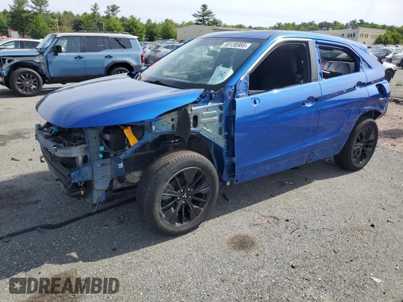 2019 Mitsubishi Eclipse Cross LE z VIN JA4AT4AA1KZ011673, wystawiony jako Copart lot #58130985 z przebiegiem 89 800 mil mil oraz Szkoda całkowita • Salvage title. Historia ofert i sprzedaży dostępna na DreamBid. Obrazek 1.