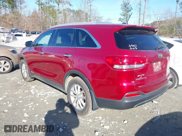 2018 Kia Sorento LX V6 with VIN 5XYPGDA50JG423071, listed as a IAAI auction lot 41275965 with 87,264 mi miles. Bid and sale history available at carsss.com. Image 3.
