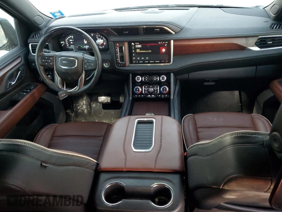 2023 GMC Yukon XL Denali Ultimate with VIN 1GKS2KKL2PR351959, listed as a Copart auction lot 83943414 with 20,081 mi miles and Salvage Title. Bid and sale history available at carsss.com. Image 8.