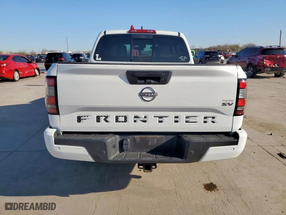 2023 Nissan Frontier SV with VIN 1N6ED1EJ8PN602267, listed as a Copart auction lot 49700685 with 30,926 mi miles and Salvage Title. Bid and sale history available at carsss.com. Image 6.