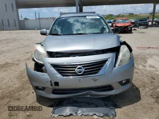 2013 Nissan Versa SV with VIN 3N1CN7AP8DL887524, listed as a Copart auction lot 61594045 with 92,094 mi miles and Salvage title. Bid and sale history available at DreamBid. Image 5.