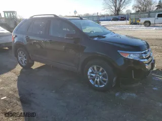 2014 Ford Edge SEL with VIN 2FMDK4JC9EBB85985, listed as a Copart auction lot 46152195 with 136,808 mi miles and Salvage Title. Bid and sale history available at carsss.com. Image 4.