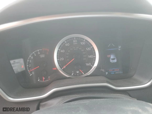 2022 Toyota Corolla Hatchback SE with VIN JTND4MBEXN3163410, listed as a Copart auction lot 49152065 with 24,312 mi miles and Salvage Title. Bid and sale history available at carsss.com. Image 9.