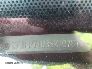 2006 Ford Police Interceptor с VIN 2FAFP71W36X107870, выставлен на аукционе IAAI как лот 42061587 с пробегом Не указан миль и . История ставок и продаж доступна на DreamBid. Изображение 9.