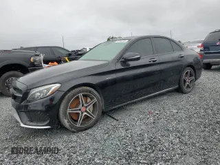 2016 Mercedes-Benz C 450 AMG with VIN 55SWF6EBXGU141562, listed as a Copart auction lot 52255705 with Not Provided miles and Clean Title. Bid and sale history available at carsss.com. Image 1.