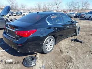 2014 Infiniti Q50 Sport with VIN JN1BV7AR8EM705762, listed as a IAAI auction lot 41685236 with 102,056 mi miles and . Bid and sale history available at DreamBid. Image 4.