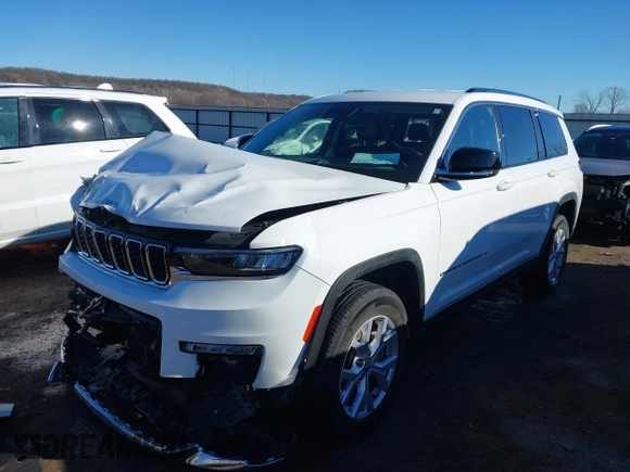 2022 Jeep Grand Cherokee Limited z VIN 1C4RJKBG7N8622646, wystawiony jako IAAI lot #41322751 z przebiegiem 37 728 mil mil oraz . Historia ofert i sprzedaży dostępna na DreamBid. Obrazek 20.