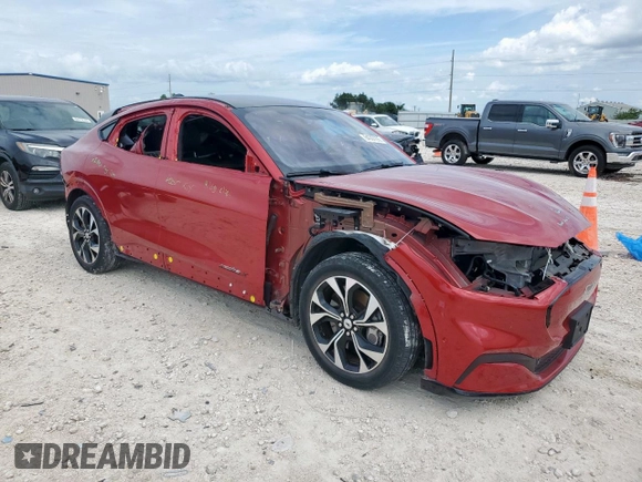 2021 Ford Mustang Mach-E Premium с VIN 3FMTK3R77MMA44925, выставлен на аукционе Copart как лот 64307295 с пробегом 30 714 миль миль и Списание • Salvage title. История ставок и продаж доступна на DreamBid. Изображение 4.