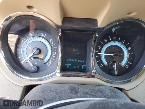 2010 Buick LaCrosse CXL with VIN 1G4GC5EG2AF322934, listed as a Copart auction lot 60813545 with 167,017 mi miles and Salvage title. Bid and sale history available at DreamBid. Image 9.