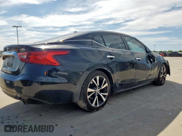 2017 Nissan Maxima S with VIN 1N4AA6APXHC383204, listed as a Copart auction lot 58152265 with 119,921 mi miles and Salvage title. Bid and sale history available at DreamBid. Image 3.