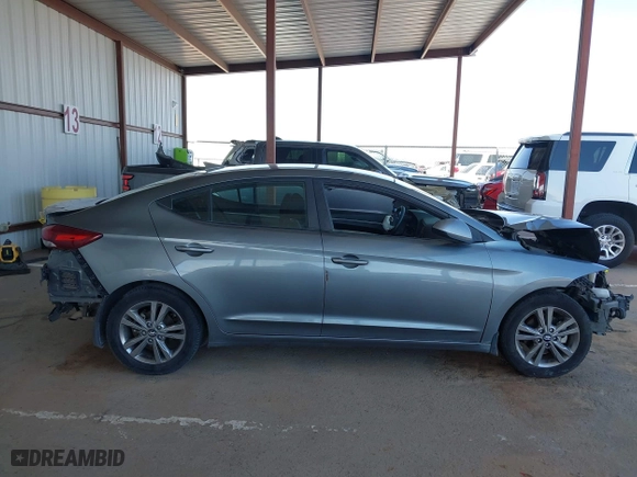 2018 Hyundai Elantra Value Edition with VIN KMHD84LF6JU632086, listed as a IAAI auction lot 41681095 with 67,734 mi miles. Bid and sale history available at carsss.com. Image 13.