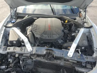 2022 Kia Stinger GT2 with VIN KNAE55LC2N6120216, listed as a Copart auction lot 85452554 with 23,896 mi miles and Salvage Title. Bid and sale history available at DreamBid. Image 12.