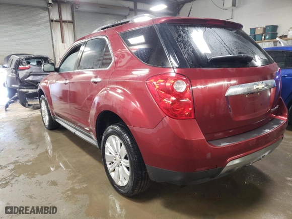 2010 Chevrolet Equinox LTZ with VIN 2CNALFEW0A6229293, listed as a Copart auction lot 48747335 with 0 mi miles and Salvage Title. Bid and sale history available at carsss.com. Image 2.