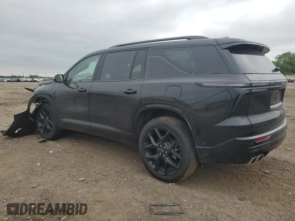 2025 Chevrolet Traverse AWD RS with VIN 1GNEVLRS8SJ221749, listed as a Copart auction lot 56988265 with Not provided miles and Salvage title. Bid and sale history available at DreamBid. Image 2.