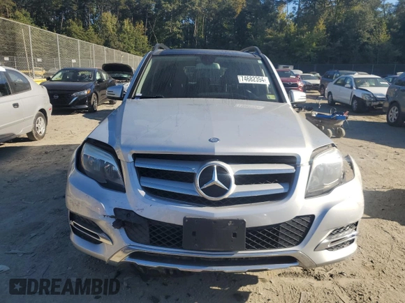 2015 Mercedes-Benz GLK 350 with VIN WDCGG8JB7FG396639, listed as a Copart auction lot 74682394 with 134,635 mi miles and Salvage Title. Bid and sale history available at DreamBid. Image 5.
