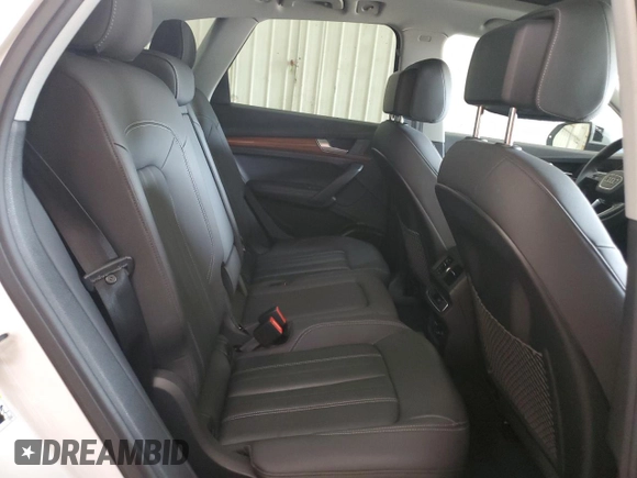 2021 Audi Q5 Premium Plus with VIN WA1BAAFY2M2085632, listed as a Copart auction lot 59836805 with 22,059 mi miles and Salvage title. Bid and sale history available at DreamBid. Image 10.