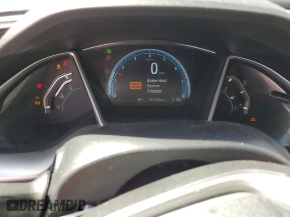 2016 Honda Civic Sedan EX-T with VIN 2HGFC1F34GH640292, listed as a Copart auction lot 47135365 with 101,728 mi miles and Salvage Title. Bid and sale history available at carsss.com. Image 9.