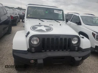 2018 Jeep Wrangler JK Unlimited Freedom Edition with VIN 1C4BJWDG2JL805031, listed as a Copart auction lot 81598204 with 0 mi miles and Non Repairable. Bid and sale history available at carsss.com. Image 5.