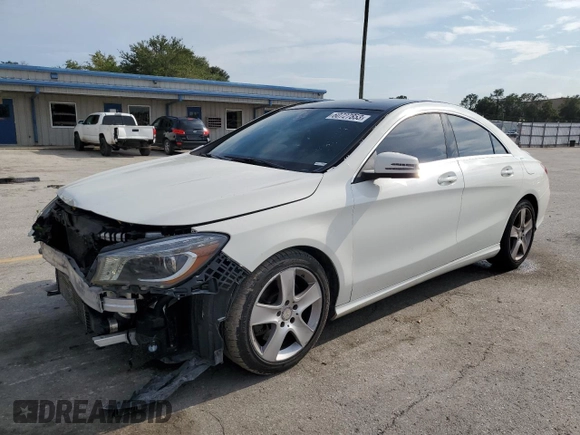 2015 Mercedes-Benz CLA 250 with VIN WDDSJ4EB7FN183180, listed as a Copart auction lot 60727853 with 98,583 mi miles and . Bid and sale history available at DreamBid. Image 1.
