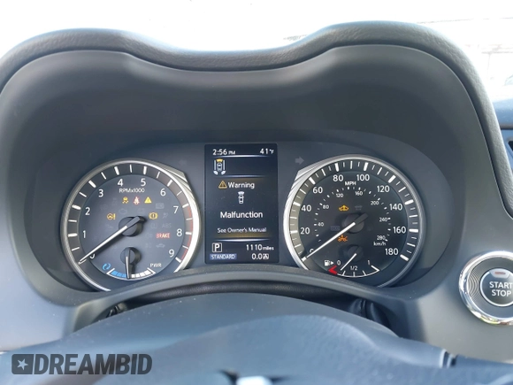 2018 Infiniti Q50 Hybrid Premium with VIN JN1AV7AR7JM540051, listed as a IAAI auction lot 41488180 with 1,110 mi miles and . Bid and sale history available at carsss.com. Image 7.